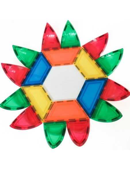 Learn & Grow Toys - Magnetic Tiles - Dome Pack (18 Piece)