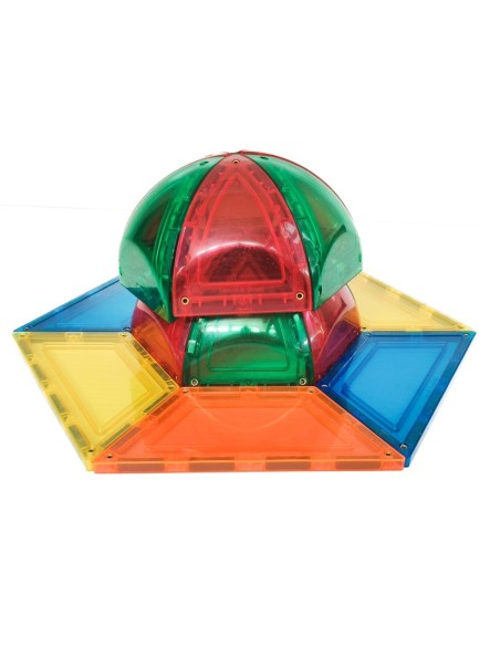 Learn & Grow Toys - Magnetic Tiles - Dome Pack (18 Piece)