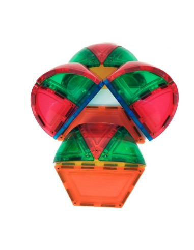 Learn & Grow Toys - Magnetic Tiles - Dome Pack (18 Piece)
