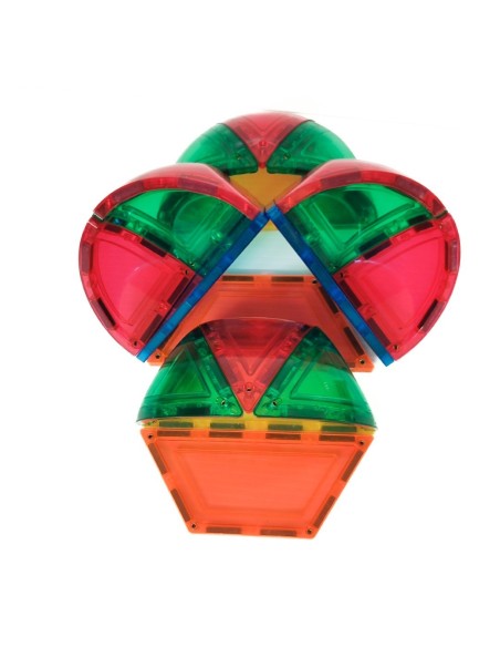 Learn & Grow Toys - Magnetic Tiles - Dome Pack (18 Piece)