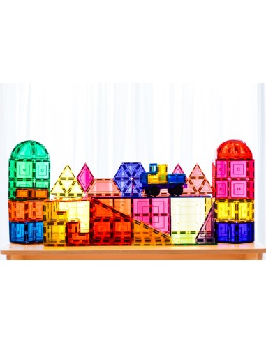 Learn & Grow Toys - Magnetic Tiles - Dome Pack (18 Piece)