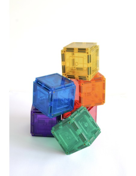 Learn & Grow Toys - Magnetic Tiles - Small Square Pack (36 Piece)