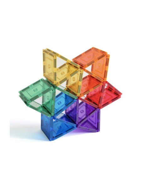 Learn & Grow Toys - Magnetic Tiles - Small Square Pack (36 Piece)