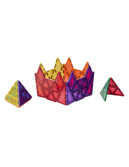 Learn & Grow Toys -  Magnetic Tiles - Geometry Pack (36 Piece)
