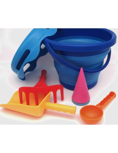 7in1 Sand Toys - Zand speelgoed - 7 delig - blauw