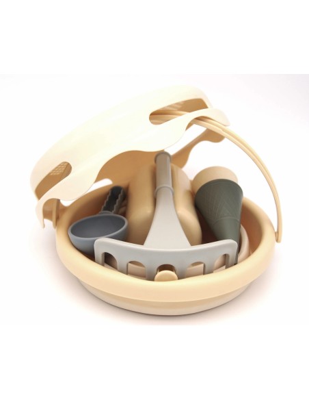 7in1 Sand Toys - Zand speelgoed - 7 delig - beige