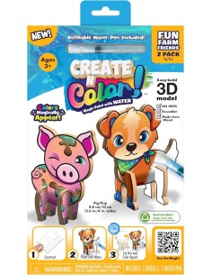 Create N Colour Take Along Fun Farm Friends 2
