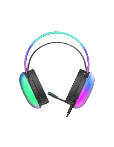 Satzuma - Glow Headphones RGB over-ear koptelefoon met microfoon