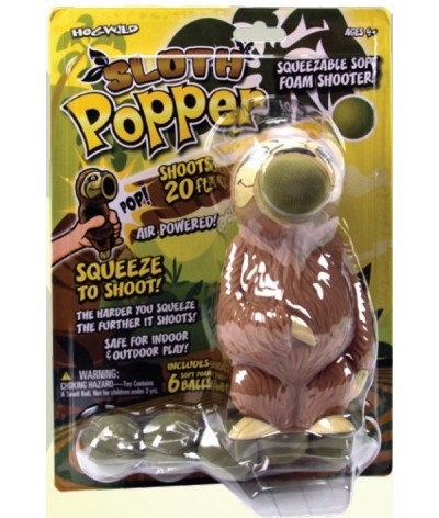 Plopper Luiaard, incl. 6 balletjes 2