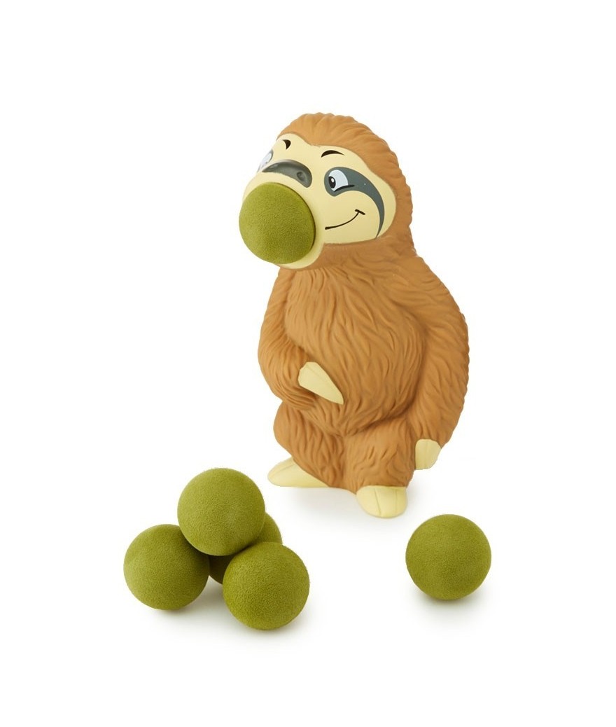 Plopper Luiaard, incl. 6 balletjes