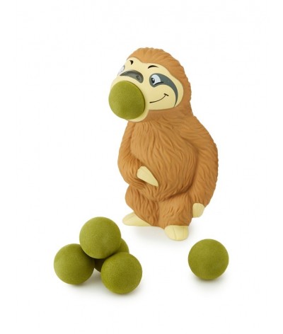 Plopper Luiaard, incl. 6 balletjes