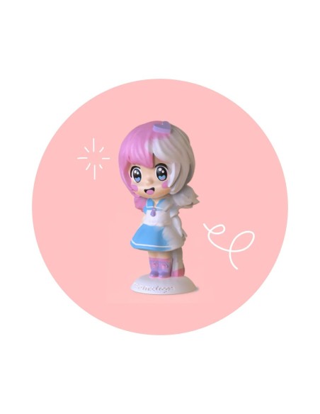Mako Moulages - Mijn vrienden Kawaii 5 mallen voor sneldrogend gips set - pakket L