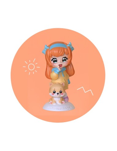 Mako Moulages - Mijn vrienden Kawaii 5 mallen voor sneldrogend gips set - pakket L