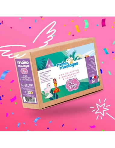 Mako Moulages - Verjaardagsbox voor 6 kinderen Feetjes