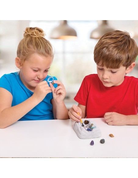 Brainstorm - Dazzling Dig Kit - Complete set edelstenen uithakken