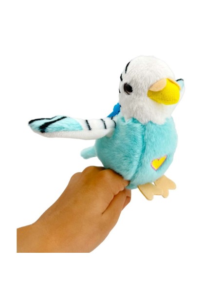 Happy Yappers Parkiet blauw/wit