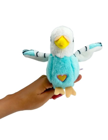 Happy Yappers Parkiet blauw/wit
