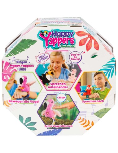 Happy Yappers Parkiet blauw/wit