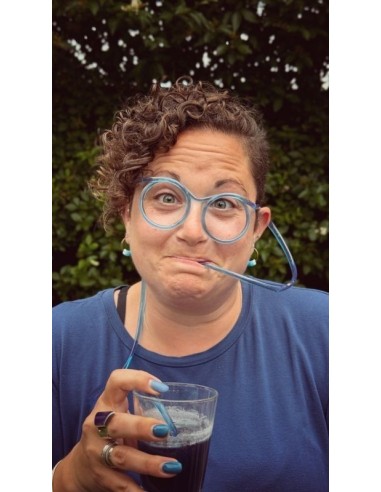 Silly Straw Drinking glasses gekke bril drinkrietje in  mooie display
