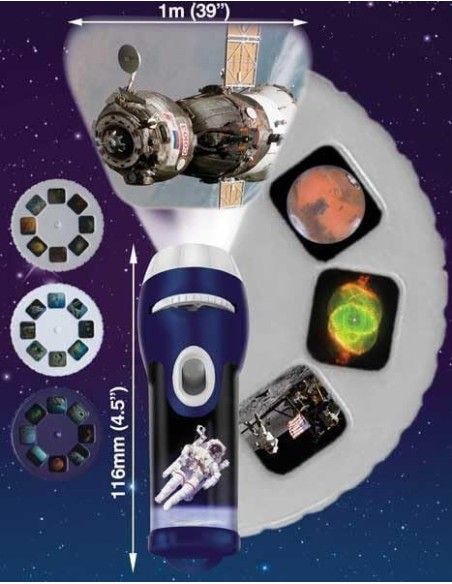 Brainstorm - Space Torch and Projector - zaklamp ruimte