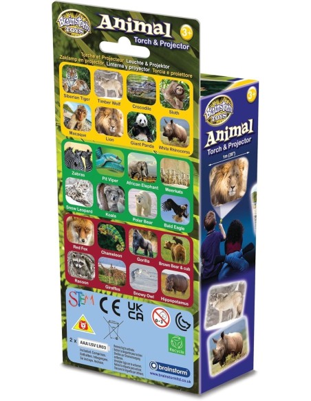 Brainstorm - Animal Torch and Projector - zaklamp dieren