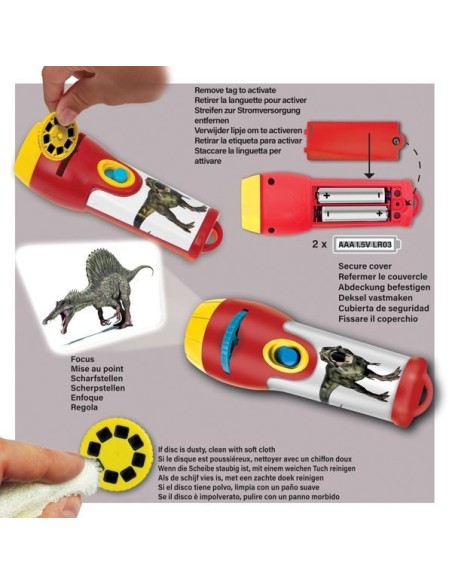 Brainstorm - Dinosaur Torch and Projector - zaklamp dino