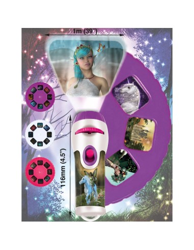 Brainstorm - Fairy & Unicorn Torch and Projector - zaklamp elf en eenhoorn
