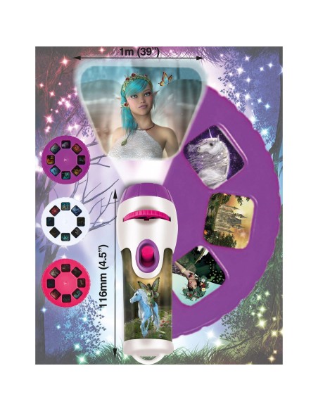 Brainstorm - Fairy & Unicorn Torch and Projector - zaklamp elf en eenhoorn