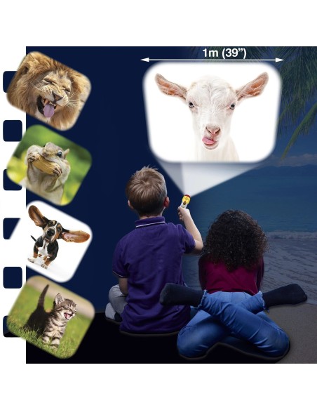 Brainstorm - Funny Animals Torch and Projector - zaklamp grappige dieren