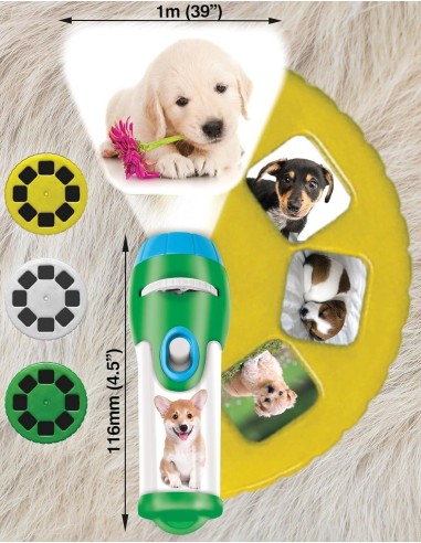 Brainstorm - Puppy Torch and Projector - zaklamp puppy's