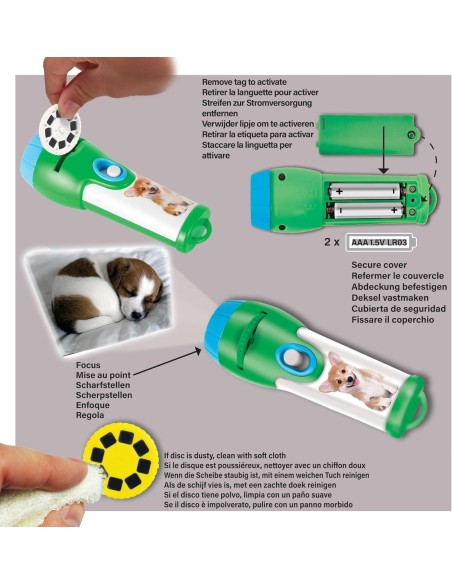 Brainstorm - Puppy Torch and Projector - zaklamp puppy's