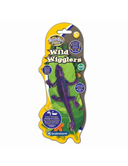 Brainstorm - Wild Wigglers badspeelgoed rekbaar verandert van kleur