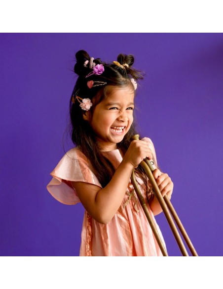 Metalen haarclips hartje set van 2 - Beautiful Stars