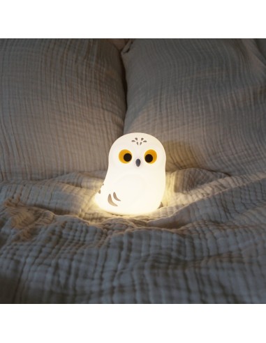 Silicone Nightlight Owl Snowy uil