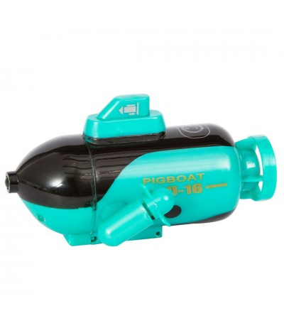 RC: 2 Channel Mini Submarine 3 designs geel blauw turquoise 2