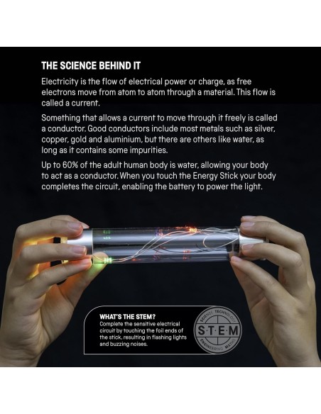 Science Museum Energy Stick - Verander je lichaam in een geleider van elektriciteit!