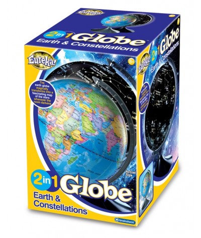 Brainstorm - Globe - dag en nacht - 2 globes in 1