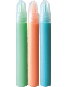Brainstorm Toys Glow-in-the-Dark Colour Pens – drie gekleurde glow verfstiften 2
