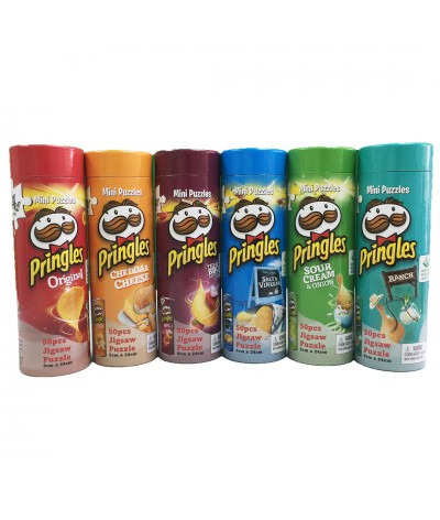 Display Mini Puzzles Pringles