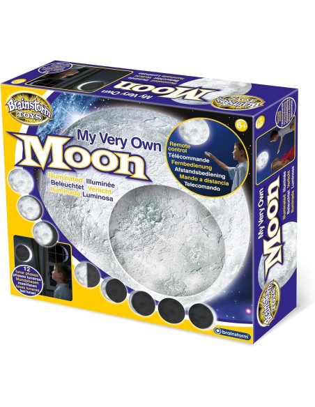 Brainstorm Toys My Very Own Moon - Verlichte wandlamp met afstandbediening
