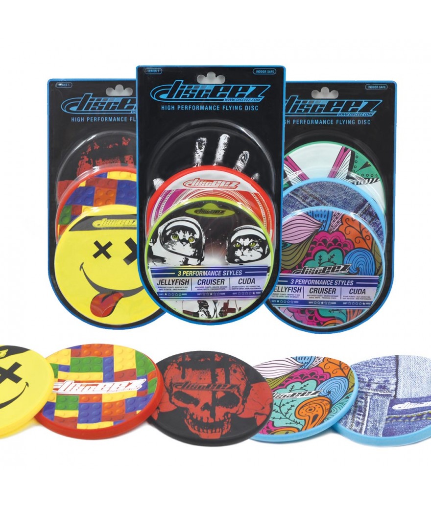 Disceez 3-Pack Sortiment(12er, sortiert) - Serie 1