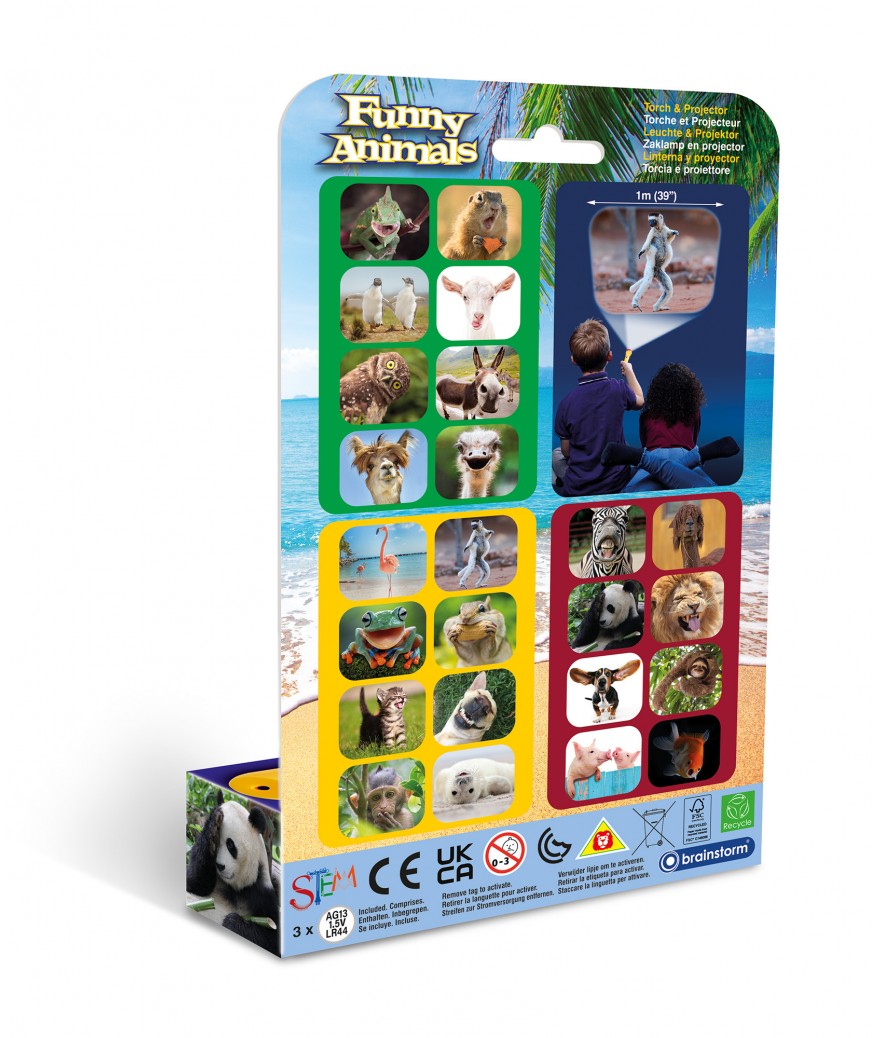 Funny Animals Torch and Projector