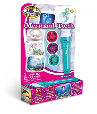 Brainstorm - Mermaid Torch and Projector - zaklamp zeemeermin