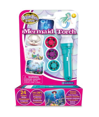 Brainstorm - Mermaid Torch and Projector - zaklamp zeemeermin
