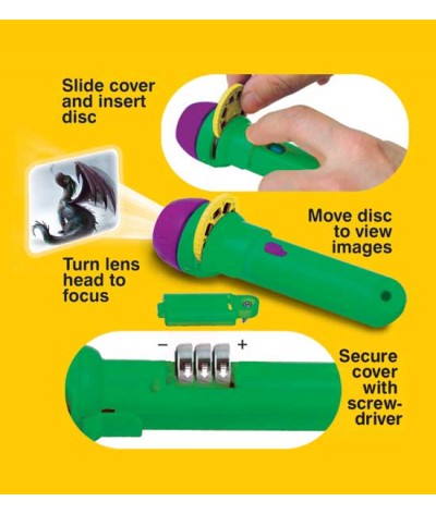 Brainstorm - Wizard & Dragon Torch and Projector