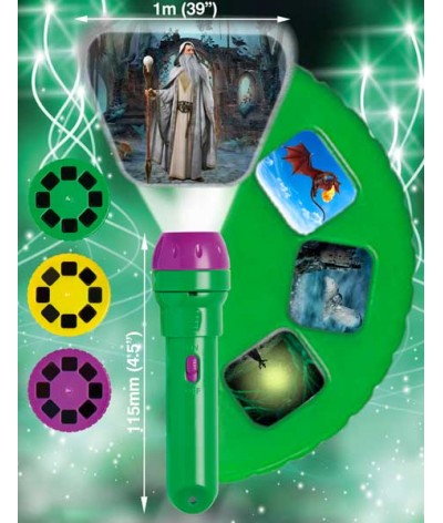 Brainstorm - Wizard & Dragon Torch and Projector