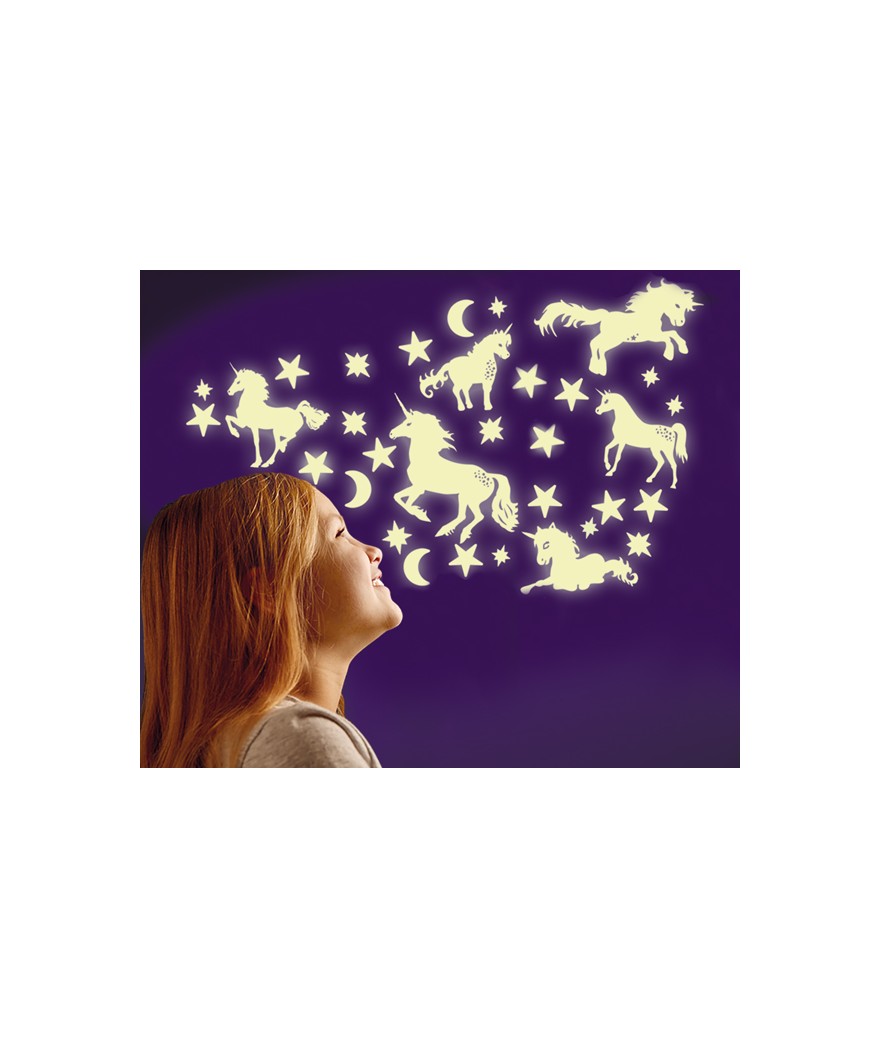 Glow Glitter Unicorns