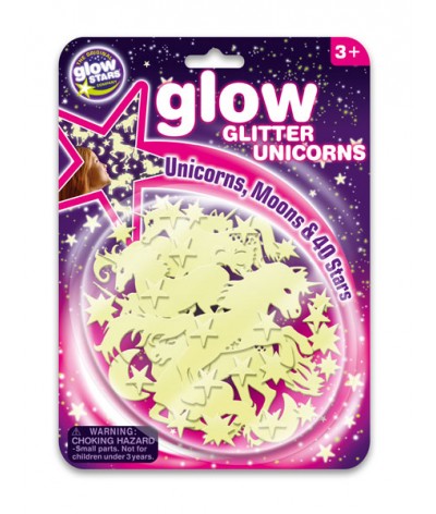 Glow Glitter Unicorns