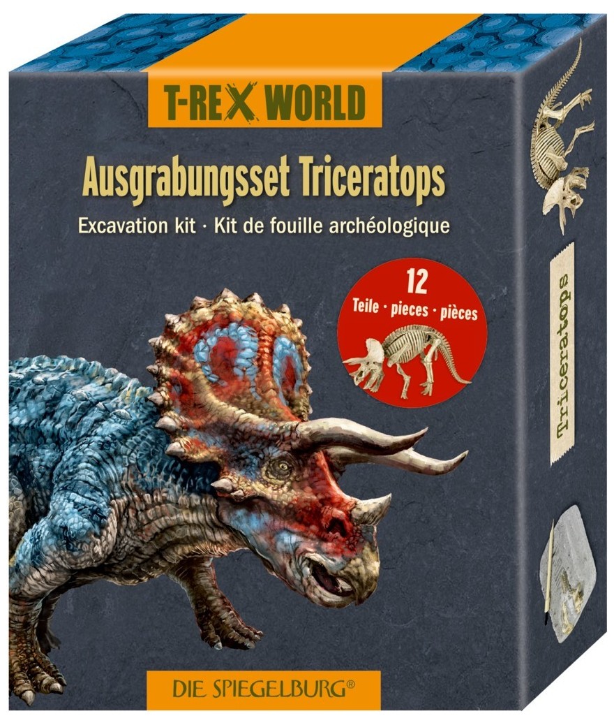 Uitgraafset Triceratops T-RexWorld