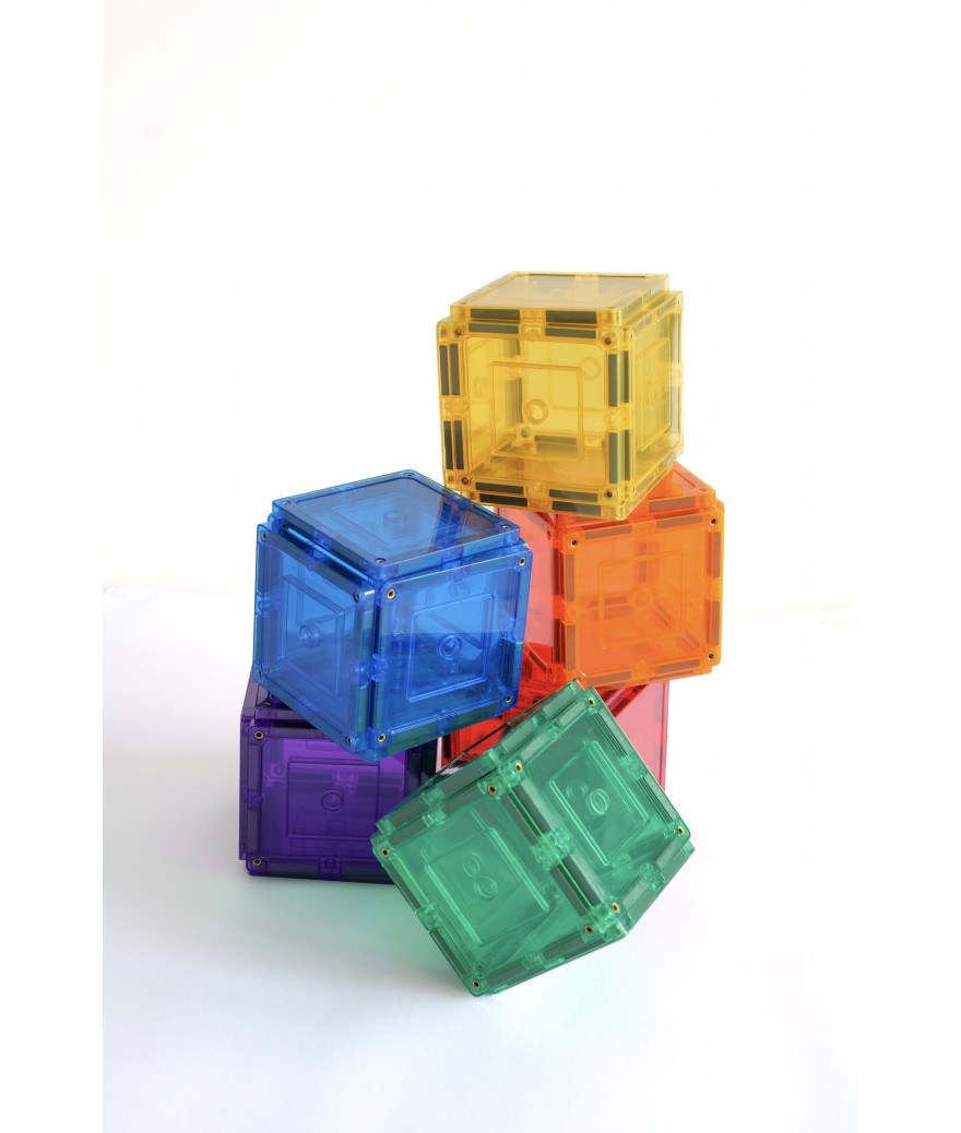 Learn & Grow Toys - Magnetic Tiles - Small Square Pack (36 Piece)